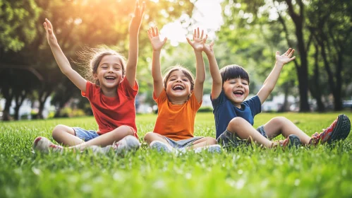 Kids Having Fun Outdoors