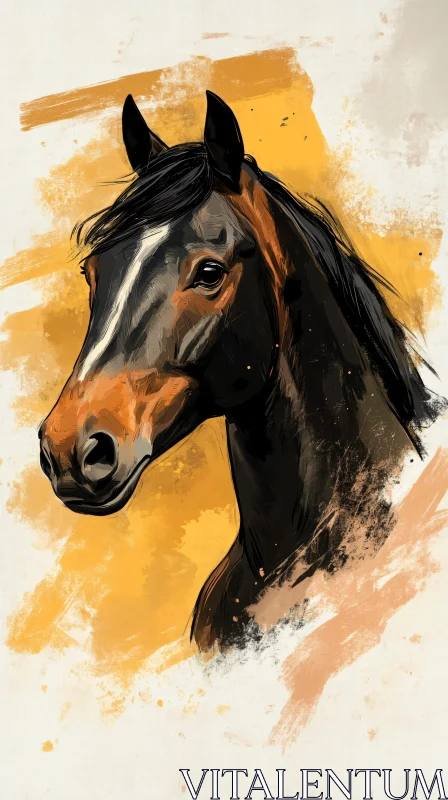 AI ART Horse Portrait Art