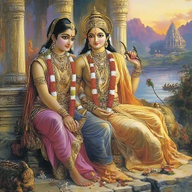 Timeless Grace: A Portrait of Indian Heritage