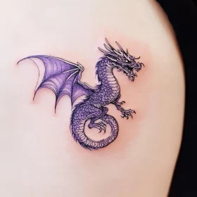 Mythical Dragon Ink Art