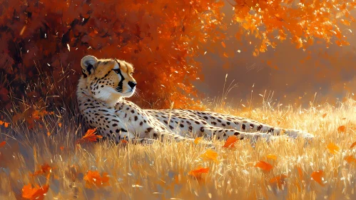 Wildlife Art with Cheetah