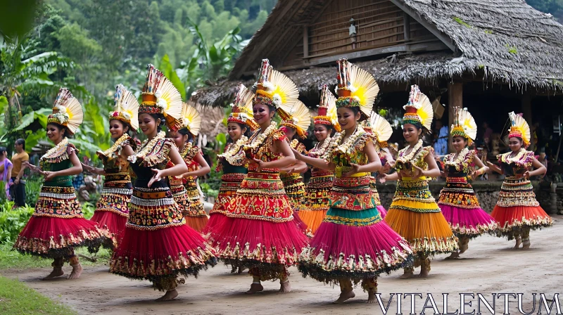 Women Dancing in Bali AI Image