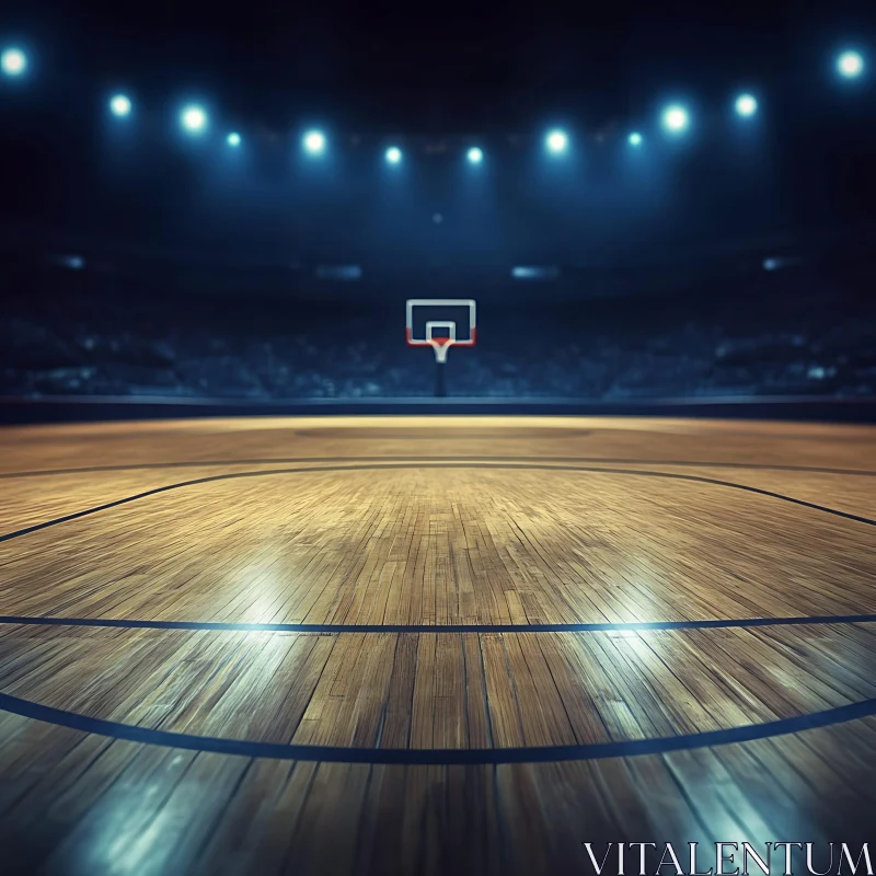 Empty Arena AI Image