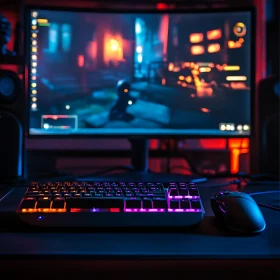 Modern RGB Gaming Station