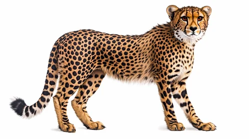 Cheetah Portrait with Spots