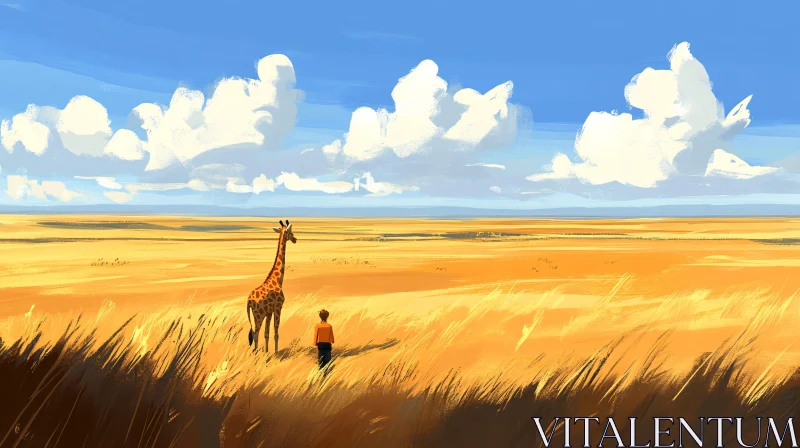 Serenity in the Savanna AI Image