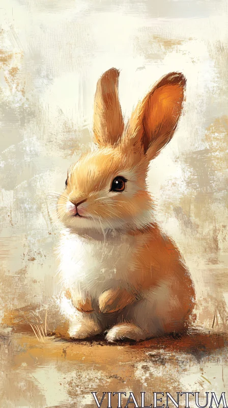 AI ART Adorable Rabbit Artwork