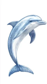 Artistic Dolphin Depiction