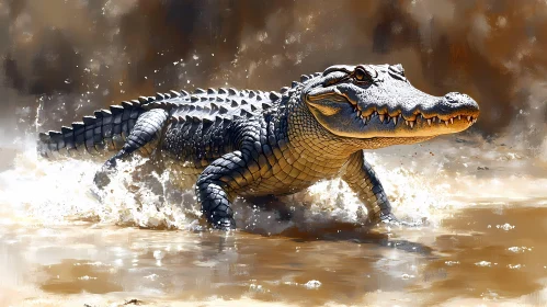 Crocodile in Natural Habitat