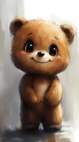 Cute Cartoon Bear Art