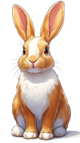 Adorable Bunny Art with Soft Ears