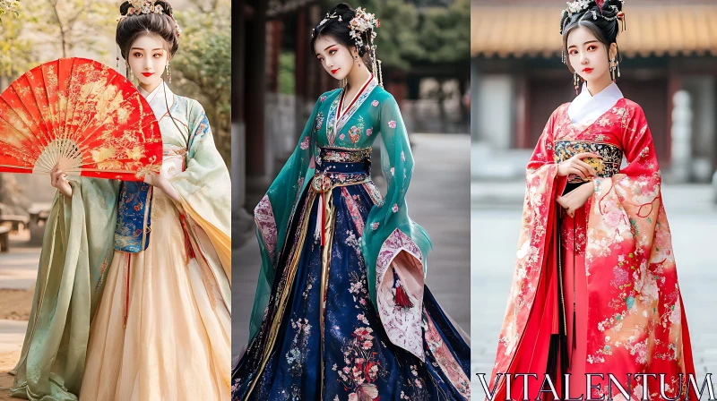 AI ART Hanfu Fashion: A Celebration of Chinese Heritage