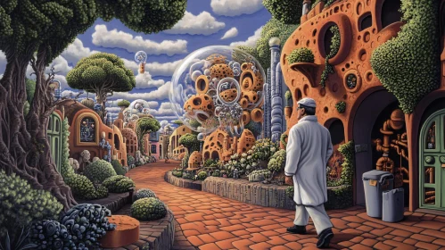 Bizarre Architecture in Dreamlike City
