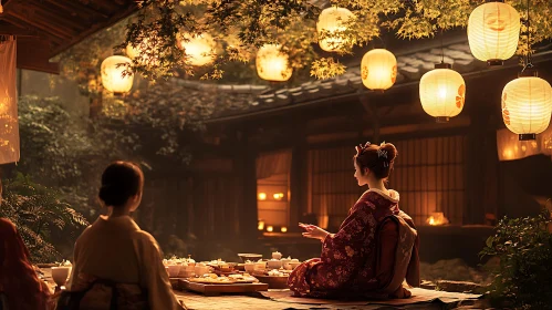 Tranquil Tea Ceremony, Traditional Japanese Ambiance