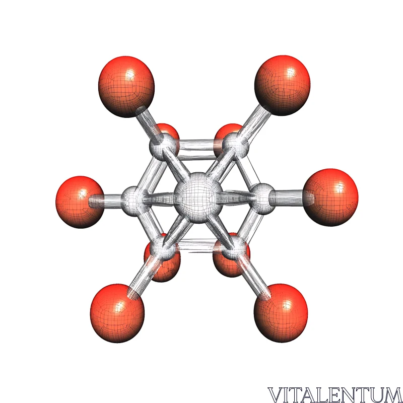 Abstract Molecular Design AI Image