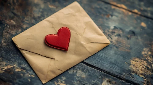 Heartfelt Message on Rustic Wood