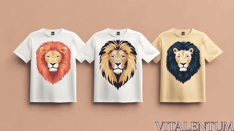 AI ART Graphic Lion Tees