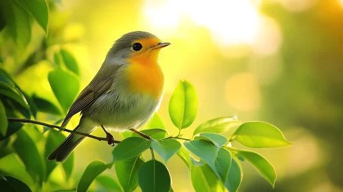 Robin in Sunlight