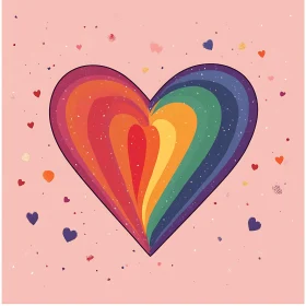 Colorful Heart Art