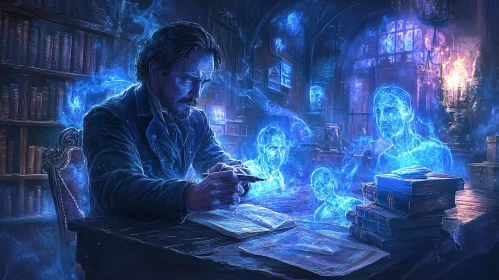 Spectral Illumination: The Ghostly Scribe