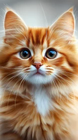 Cute Feline Close-Up