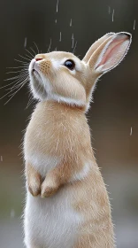 Captivating Image of a Curious Bunny