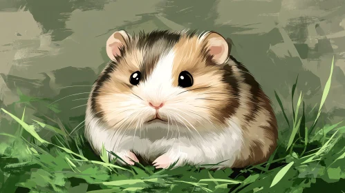 Sweet Hamster Illustration