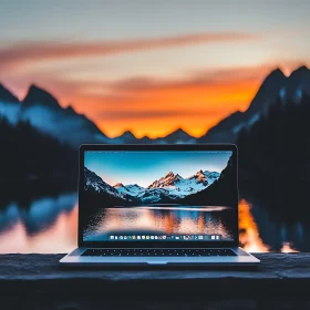Seamless Blend of Virtual and Real with Laptop Display