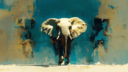 Stylized Elephant Art