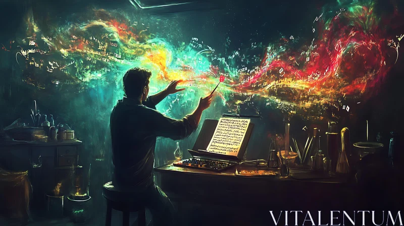 Orchestral Composition Art AI Image