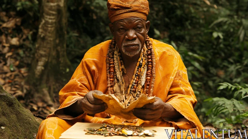 AI ART Traditional Healer in the Jungle