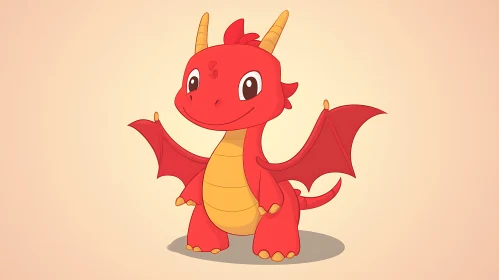 Cute Cartoon Dragon Character Design