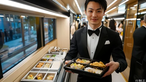 Gourmet Bento Boxes on Luxury Trains