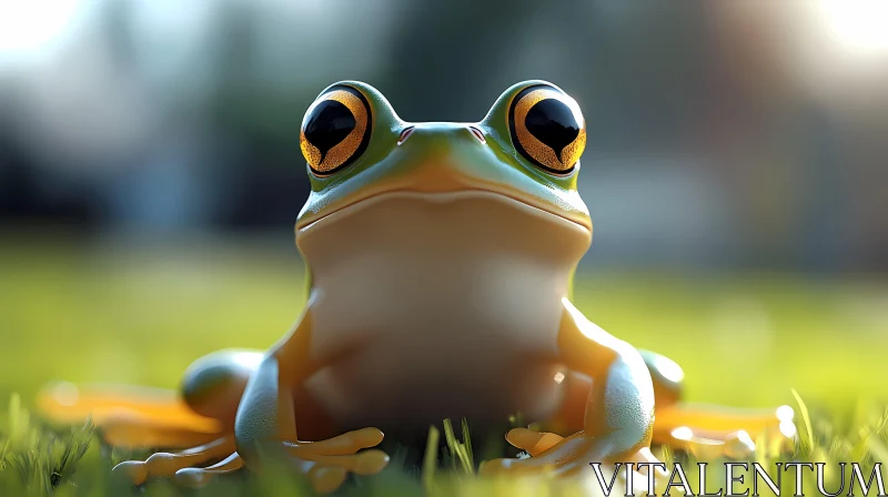 Captivating Frog Photography AI Image