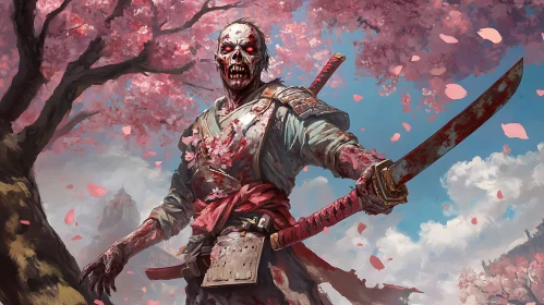 Undead Warrior in Floral Bloom