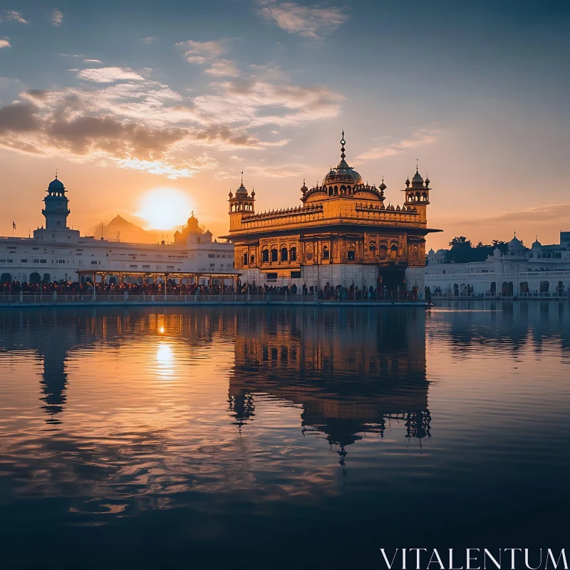 Harmandir Sahib Reflection AI Image