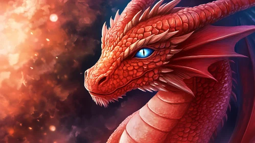 Crimson Dragon Portrait