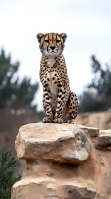 Gaze of a Cheetah in the Wild