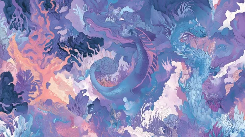 Dreamlike Dragon Art