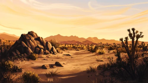 Rocky Desert Scene