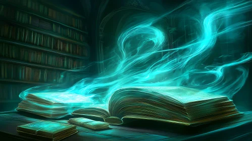 Glowing Book of Spells