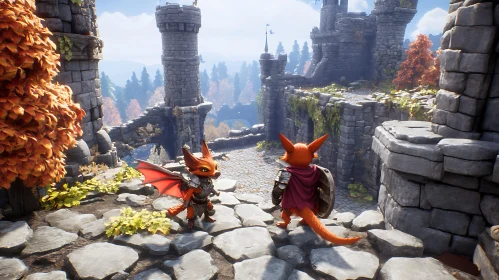 Fox Knights at the Old Stone Fortress