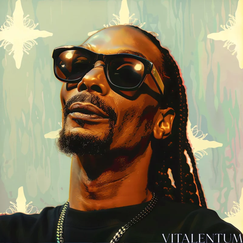 AI ART Artistic Image of Snoop Dogg