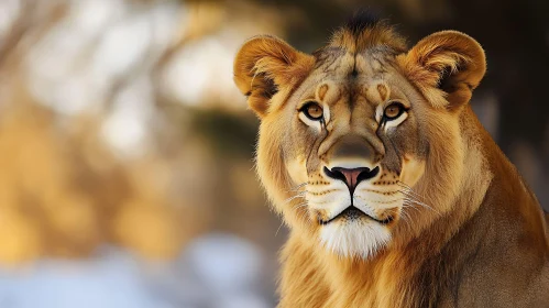 Lioness Face Close-Up