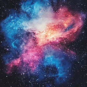 Celestial Swirls: A Cosmic Dance of Colors