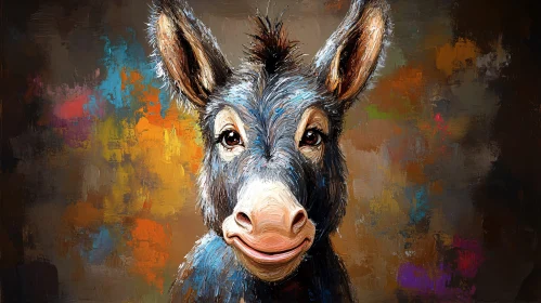 Artistic Donkey Face