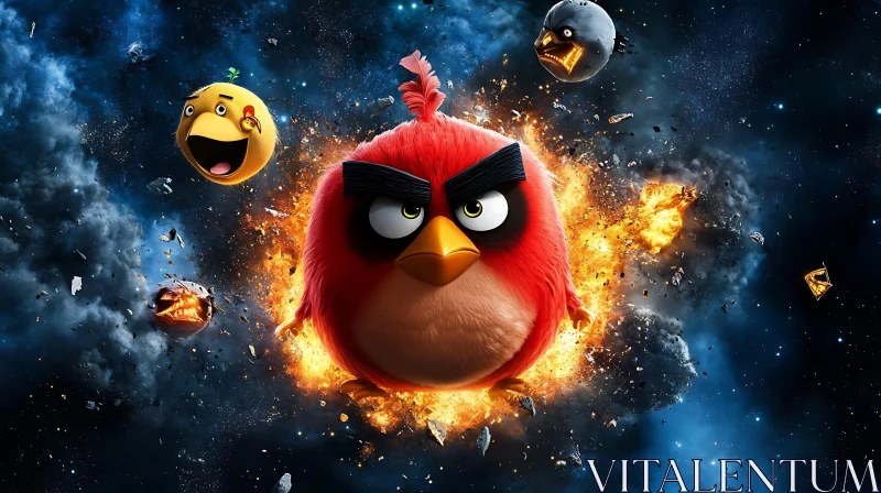 Angry Birds in Space Battle AI Image