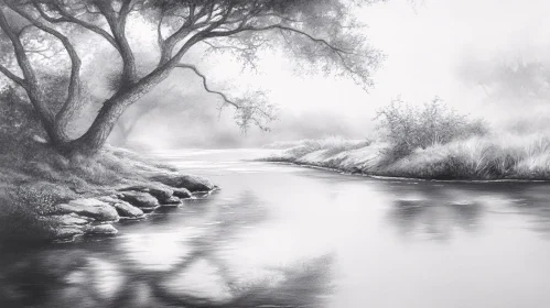 Tranquil River Landscape