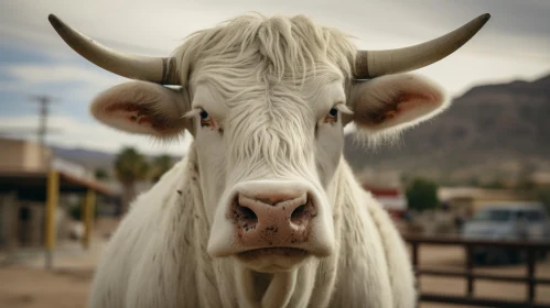 White Cow Portrait - A Blend of Precisionism and Narrative Visual Storytelling