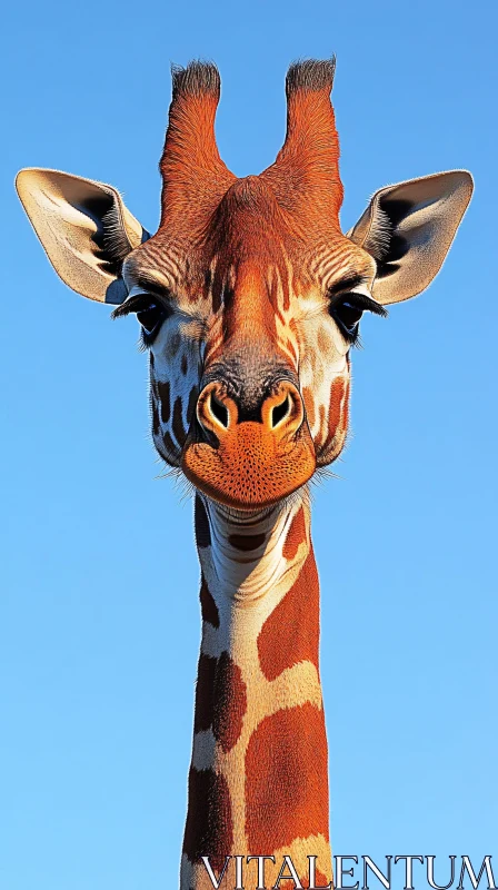 Giraffe in Natural Habitat